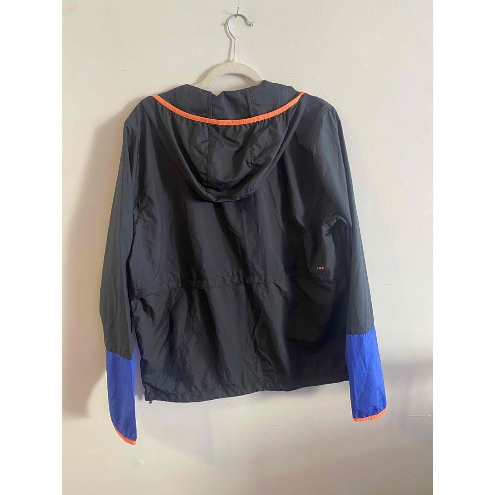 NWT Saucony Multicolor Hooded Zip-Up Packaway Jacket Size Medium - Picture 5 of 5